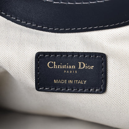 Christian Dior Oblique Fold Over Clutch Blue 9 of 9