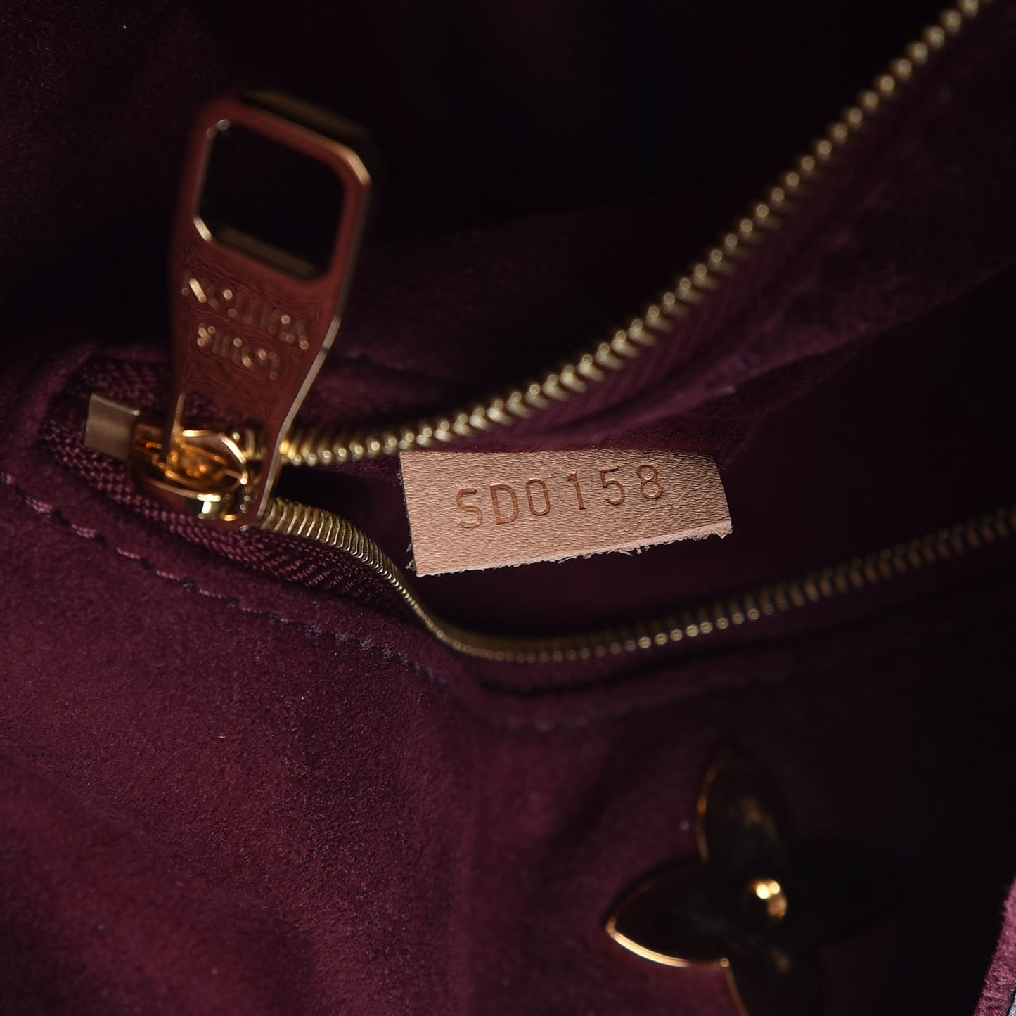 Monogram Flower Hobo Beige