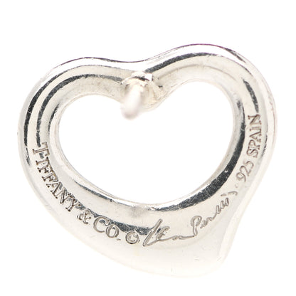 Tiffany Sterling Silver 11mm Elsa Peretti Open Heart Earrings 4 of 4