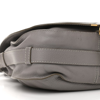 Chloe Calfskin Medium Marcie Round Crossbody Bag Cashmere Grey 16 of 17