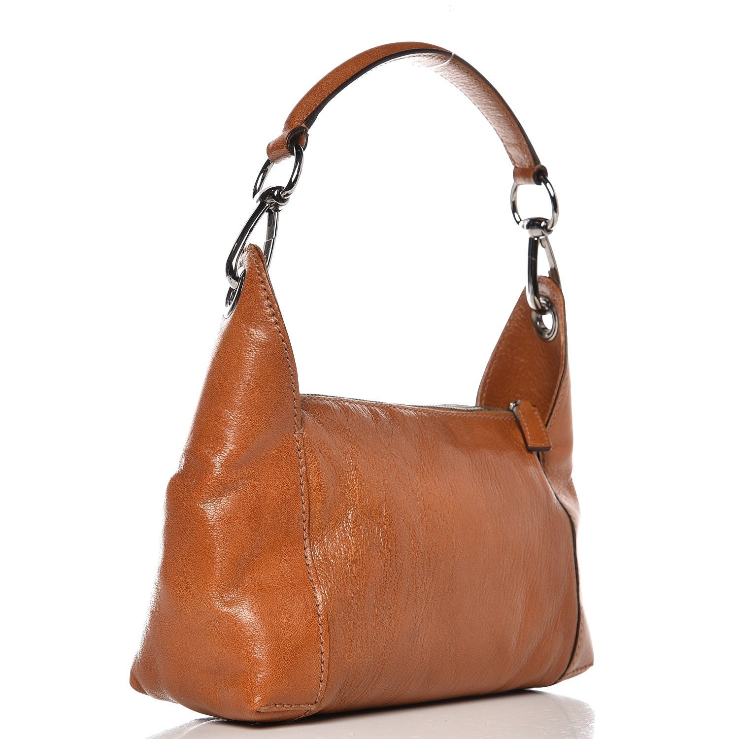 Gucci Glazed Calfskin Small Hobo Brown 3 of 7