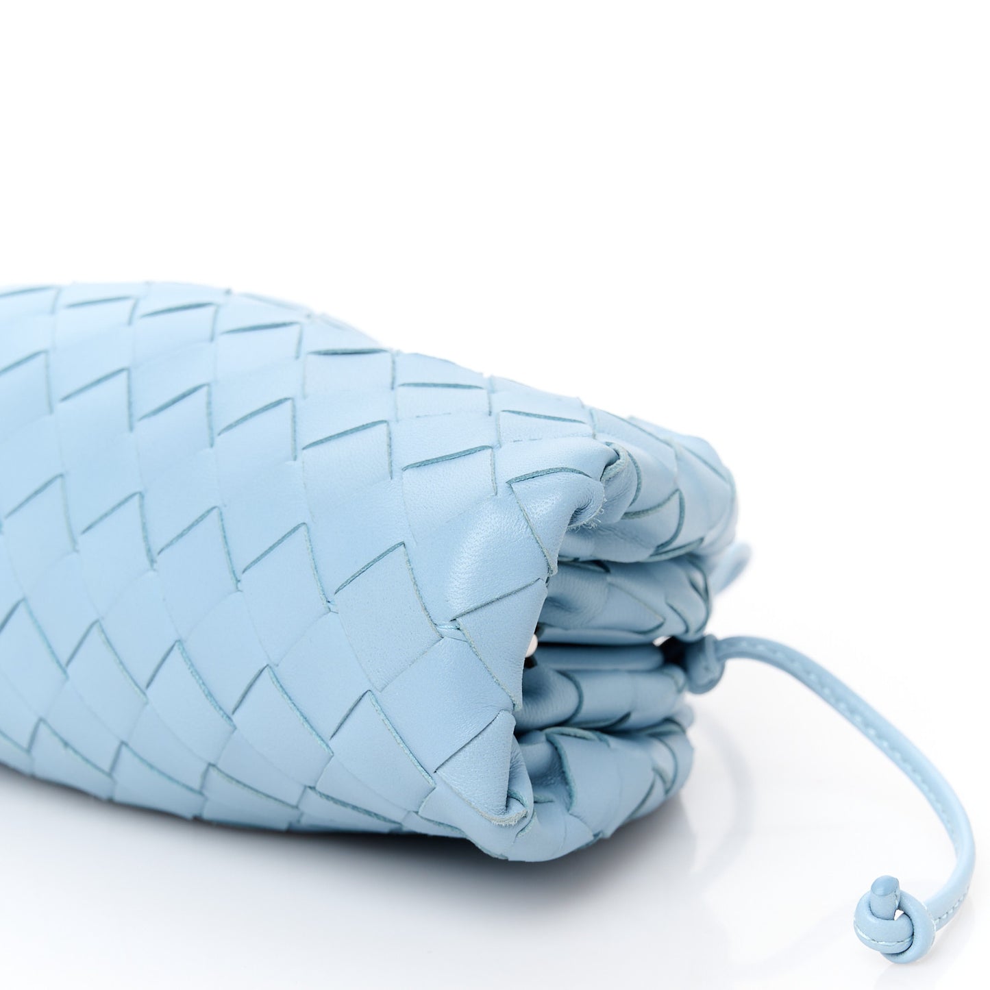 Nappa Intrecciato The Mini Pouch Ice
