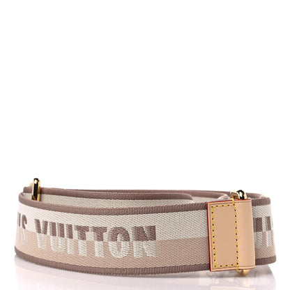 Louis Vuitton Jacquard Speedy Bandouliere 20 Shoulder Strap Beige 2 of 3