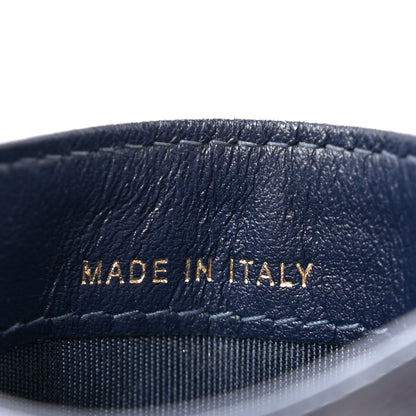 Chanel Caviar Quilted Filigree Card Holder Navy Blue 7 of 13