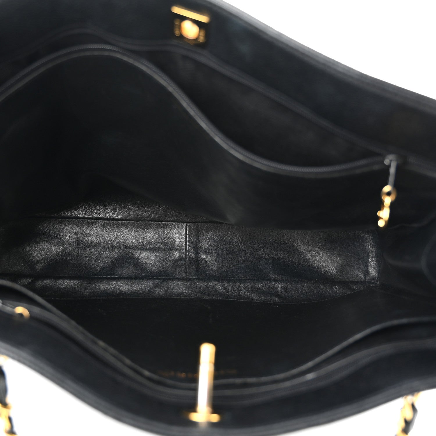 Chanel Caviar Quilted Shopper Tote Black 5 of 11