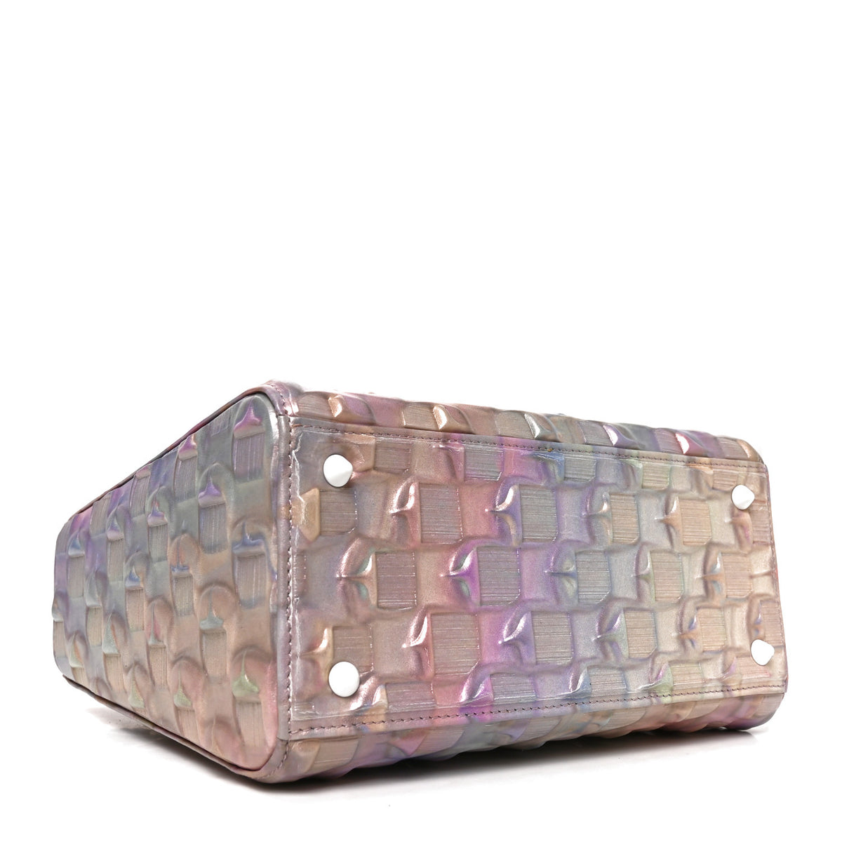 X DAISUKE OHBA Iridescent Calfskin Medium Lady Dior Art Pastel Multicolor
