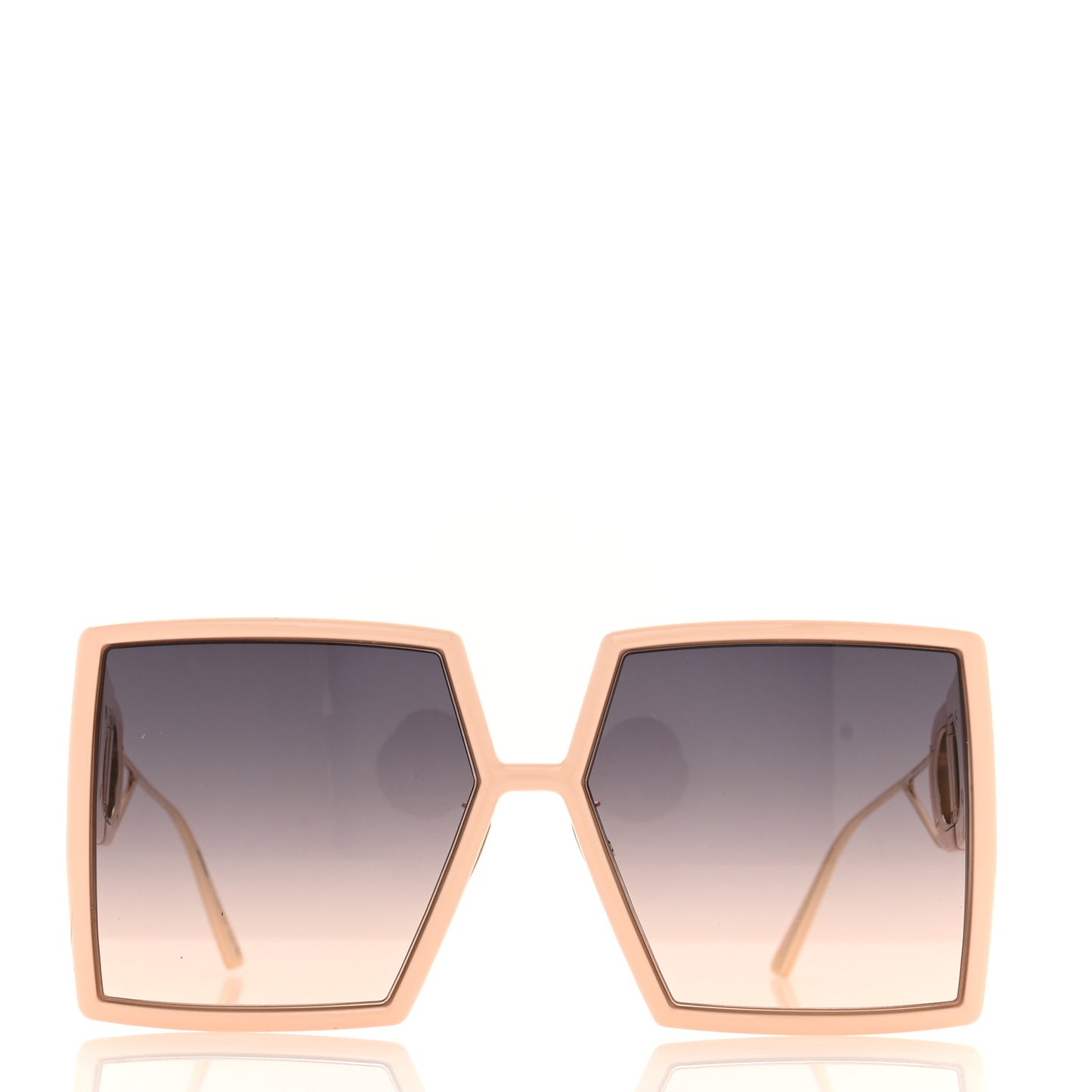 Square 30 Montaigne Sunglasses White