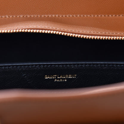 Saint Laurent Grain De Poudre Medium Uptown Tote Brick 10 of 12