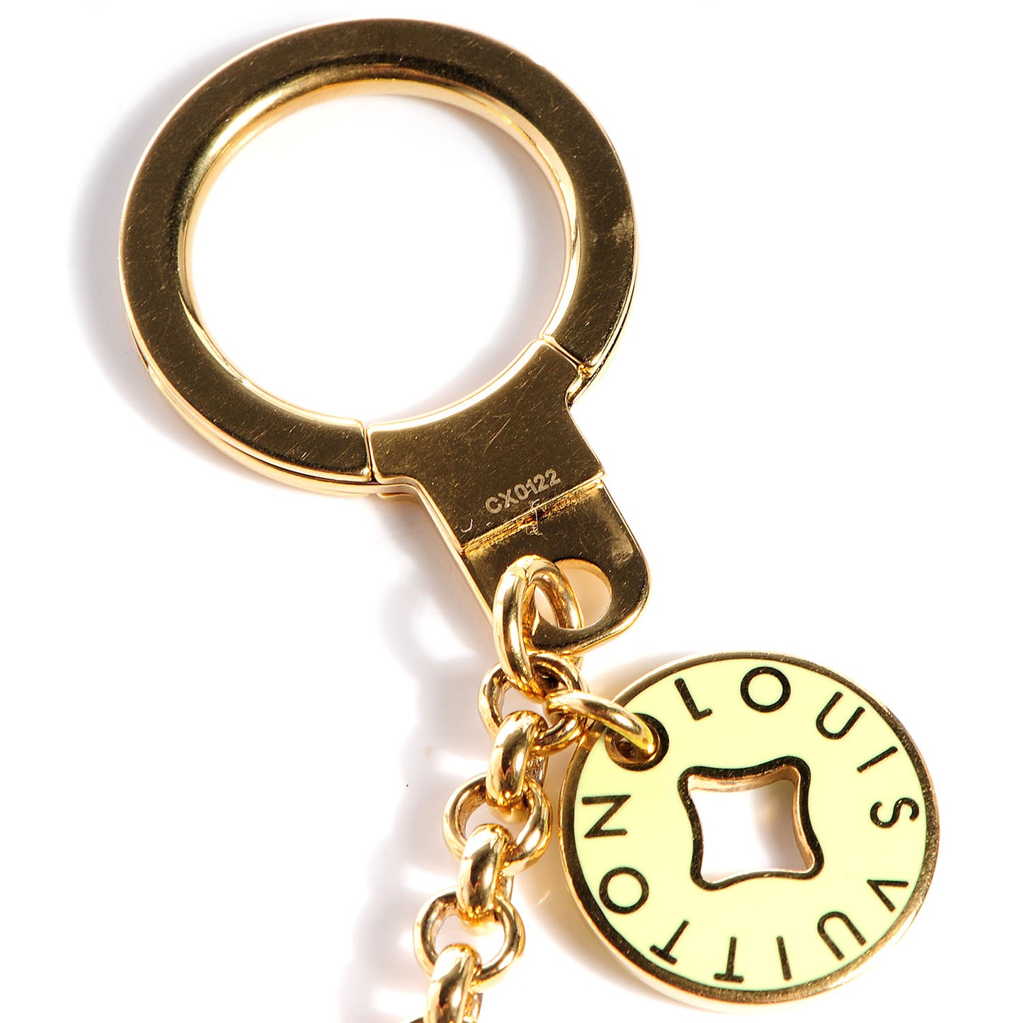 Monogram Multicolor Looping Chain Key Ring