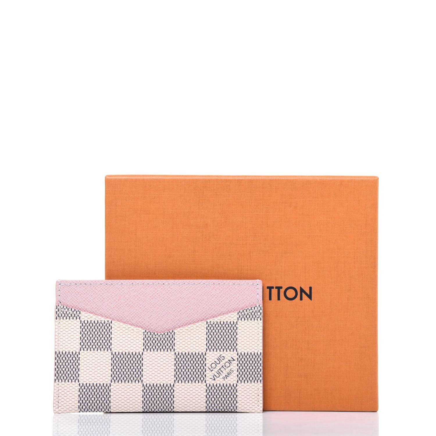 Louis Vuitton Damier Azur Daily Card Holder Rose Ballerine 9 of 9