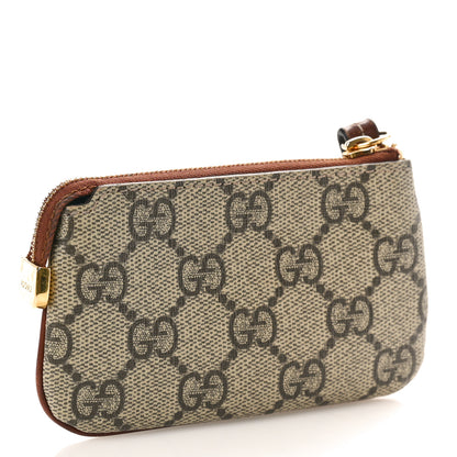 Gucci GG Supreme Monogram Key Case Brown 3 of 8