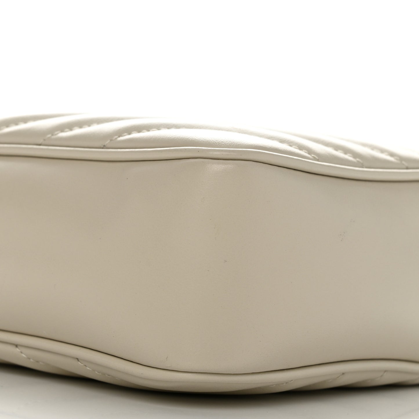 Calfskin Matelasse Monogram Lou Camera Bag Blanc Vintage
