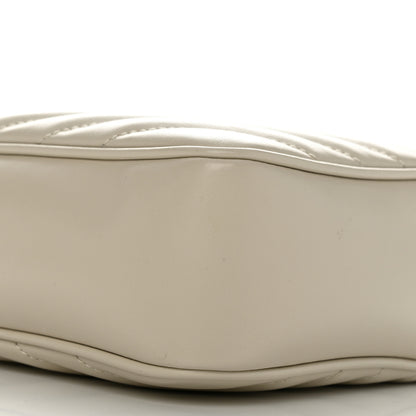 Saint Laurent Calfskin Matelasse Monogram Lou Camera Bag Blanc Vintage 10 of 11