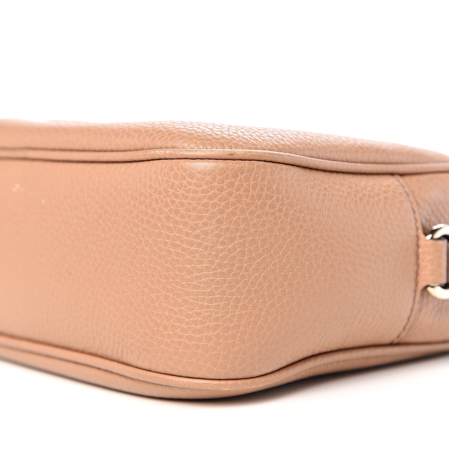 Gucci Pebbled Calfskin Small Soho Disco Bag Rose Beige 10 of 11