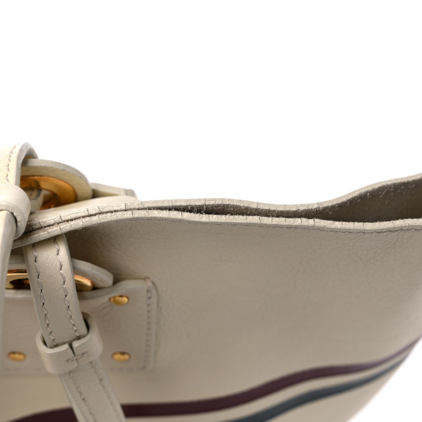 Smooth Calfskin Medium Vick Tote Off White