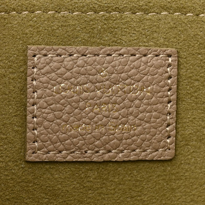 Louis Vuitton Empreinte Monogram Giant Felicie Pochette Khaki Creme 7 of 10
