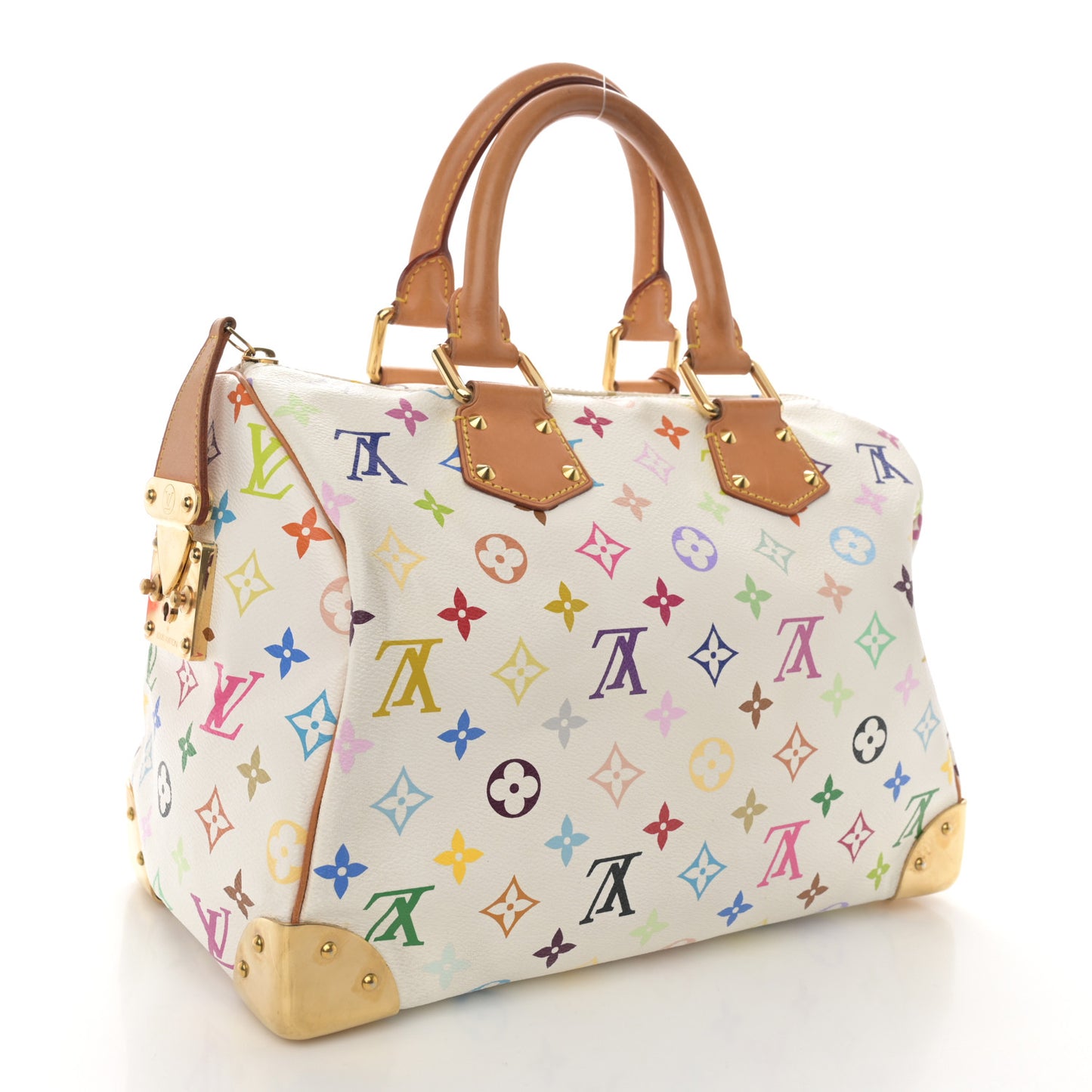 Monogram Multicolor Speedy 30 White