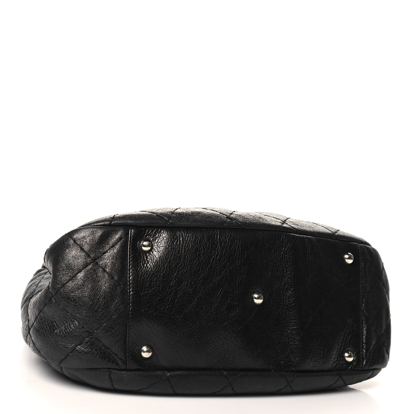 Glazed Calfskin On The Road Hobo Black