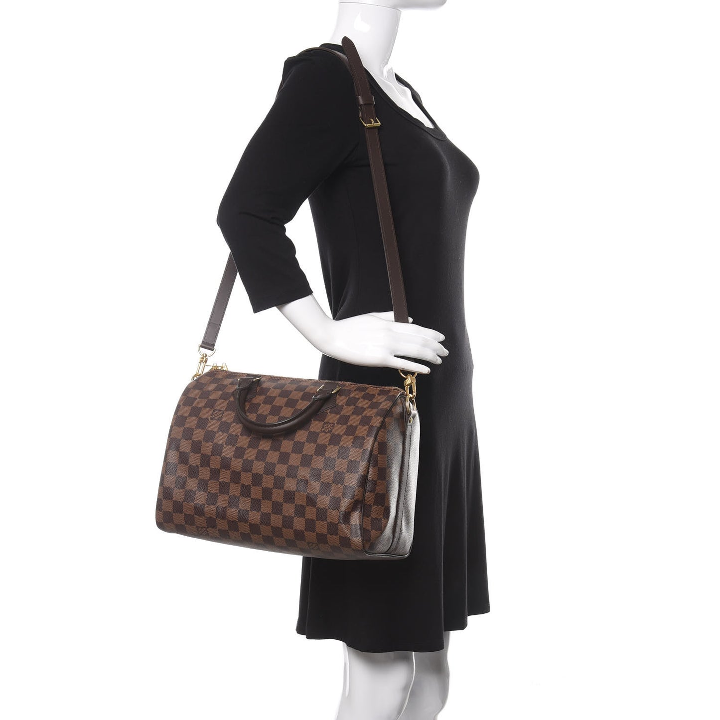 Damier Ebene Speedy Bandouliere 30