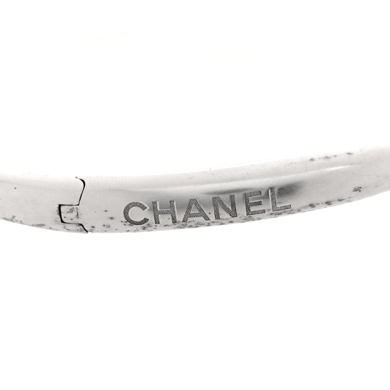 Chanel Giant Pearl Necklace Silver 3 of 4