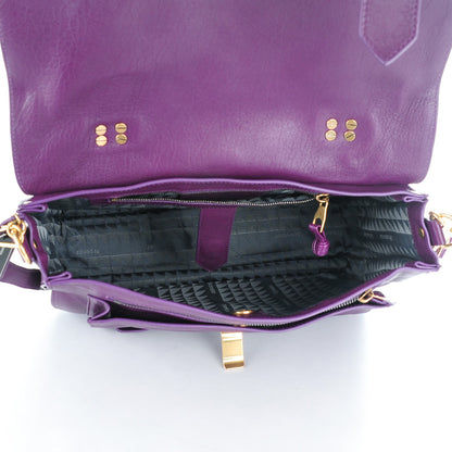 Proenza Schouler Lambskin Medium PS1 Satchel Grape Jam 5 of 7