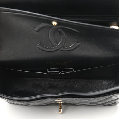 Chanel Patent Quilted Medium Double Flap Black 5 of 9