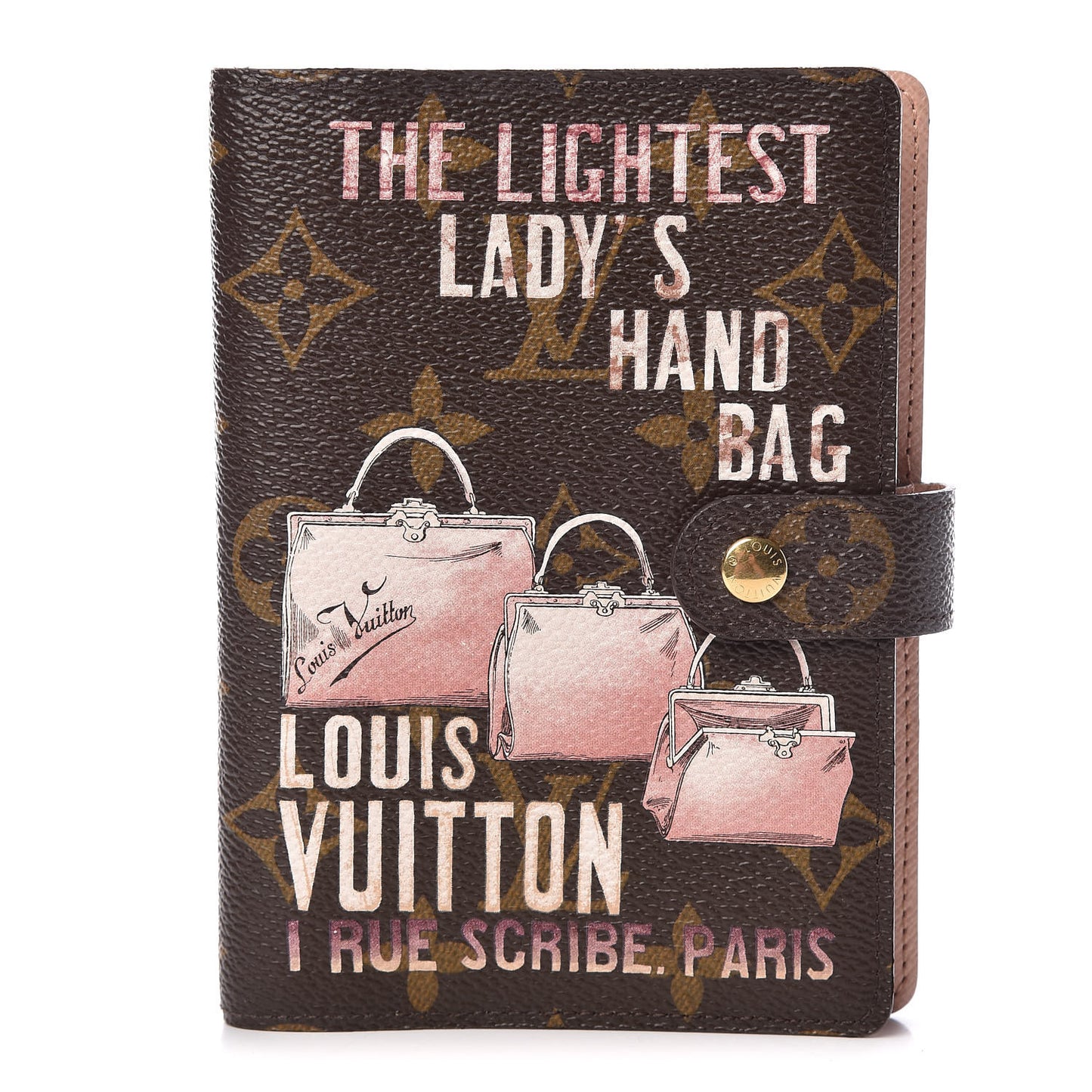 Monogram Affiche Small Ring Agenda Cover