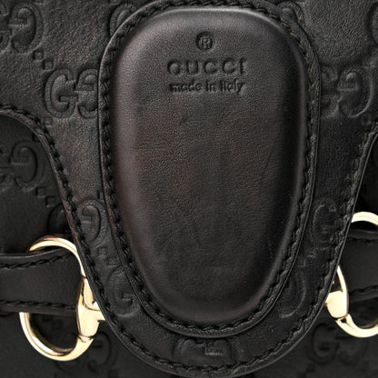 Gucci Microguccissima Medium Emily Chain Shoulder Bag Black 14 of 14