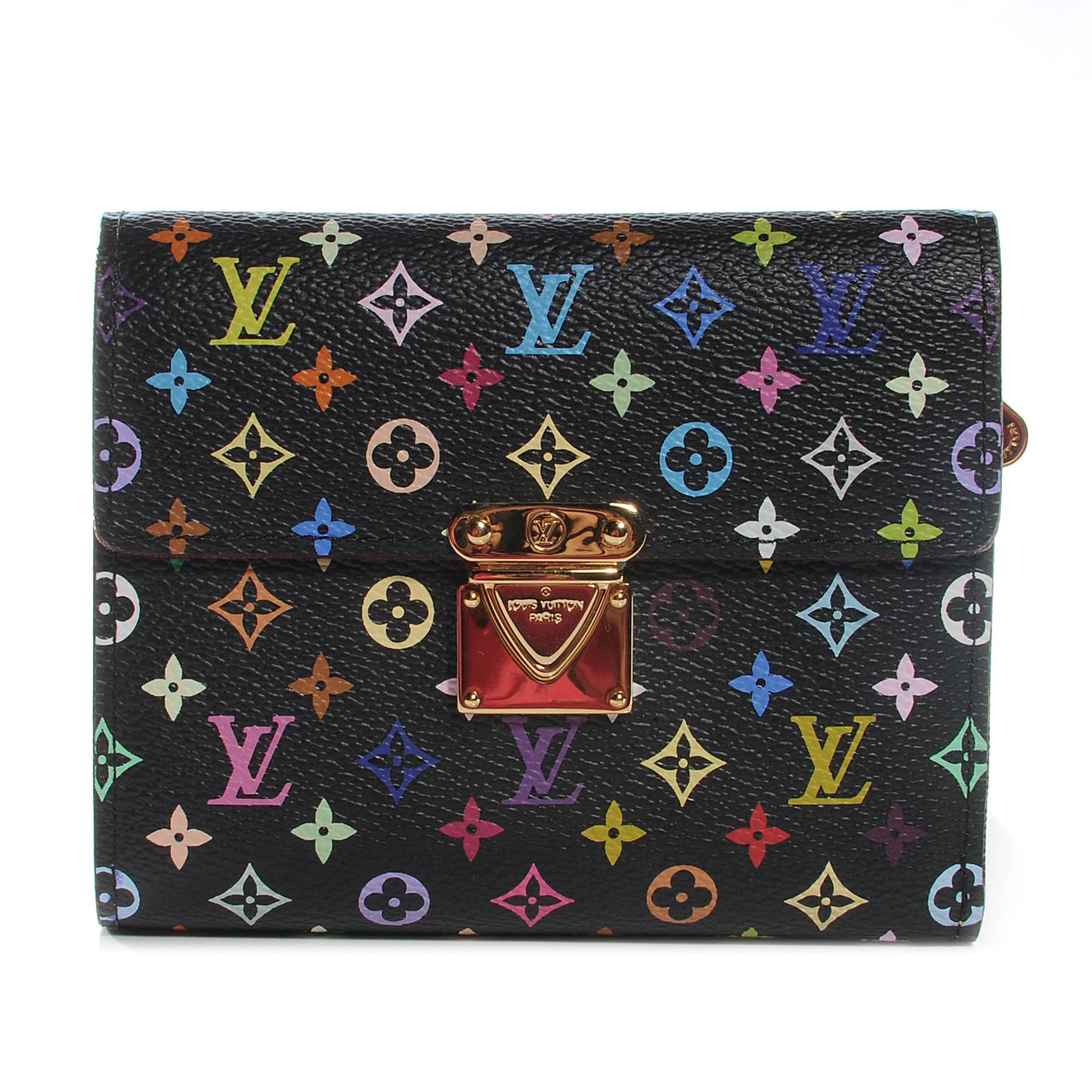 Monogram Multicolor Koala Wallet Black