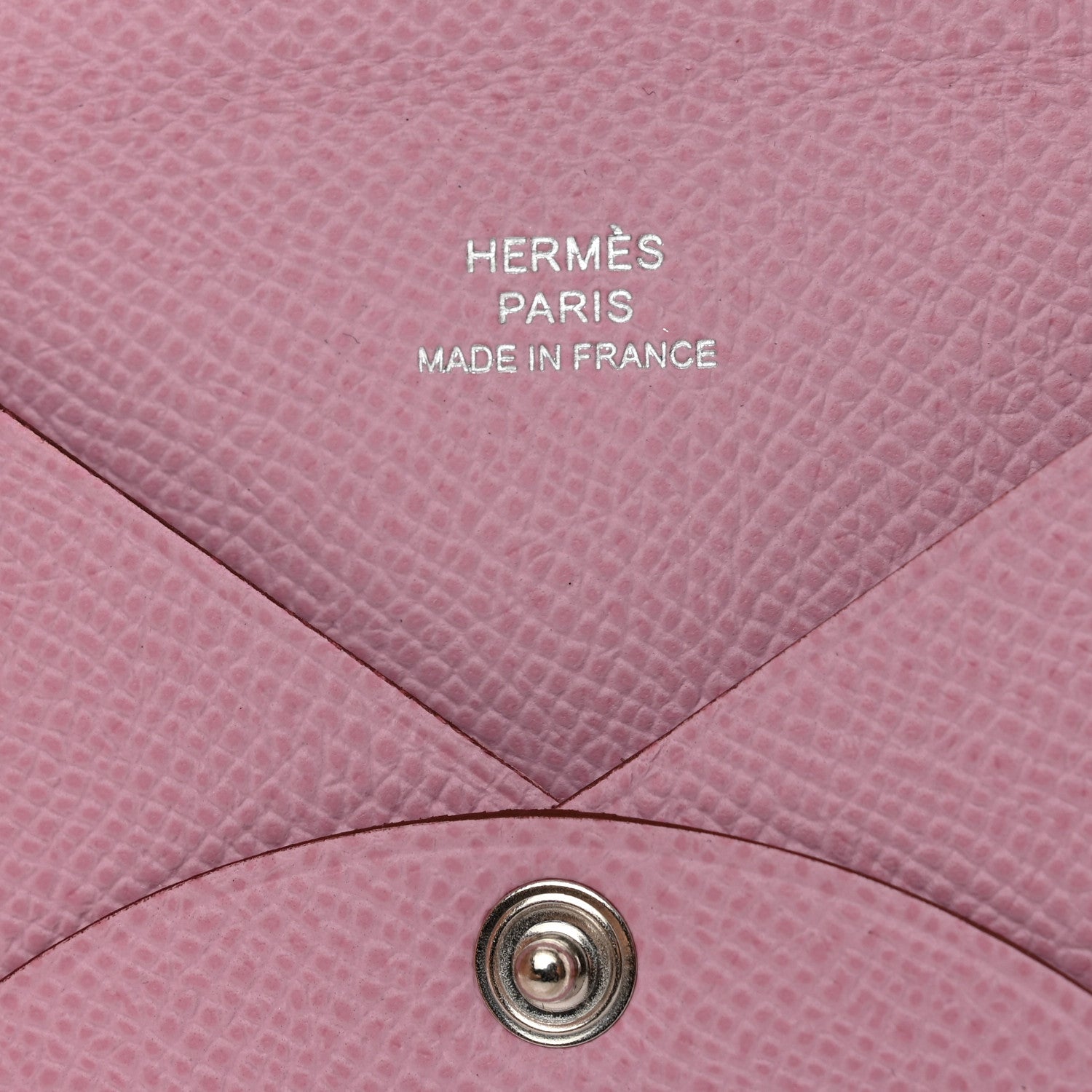 Hermes Epsom Calvi Card Case Mauve Sylvestre 4 of 8