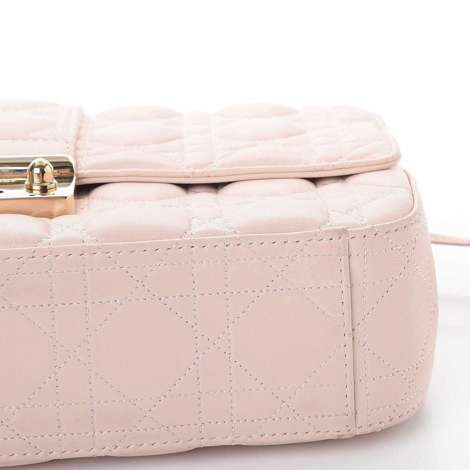 Christian Dior Lambskin Cannage Medium Miss Dior Flap Light Pink 12 of 12