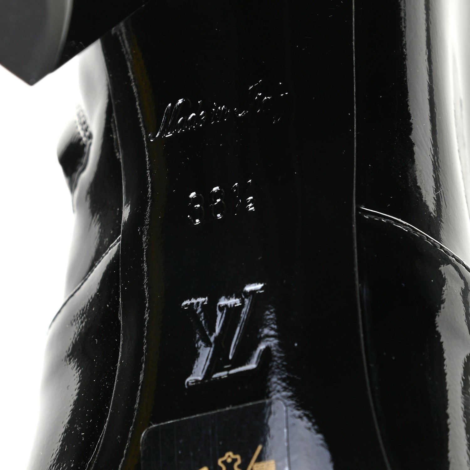 Louis Vuitton Patent Silhouette Ankle Boots 38.5 Black 12 of 12