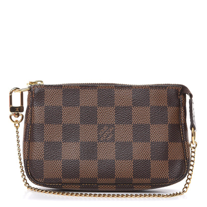 Louis Vuitton Damier Ebene Mini Pochette Accessories 1 of 10