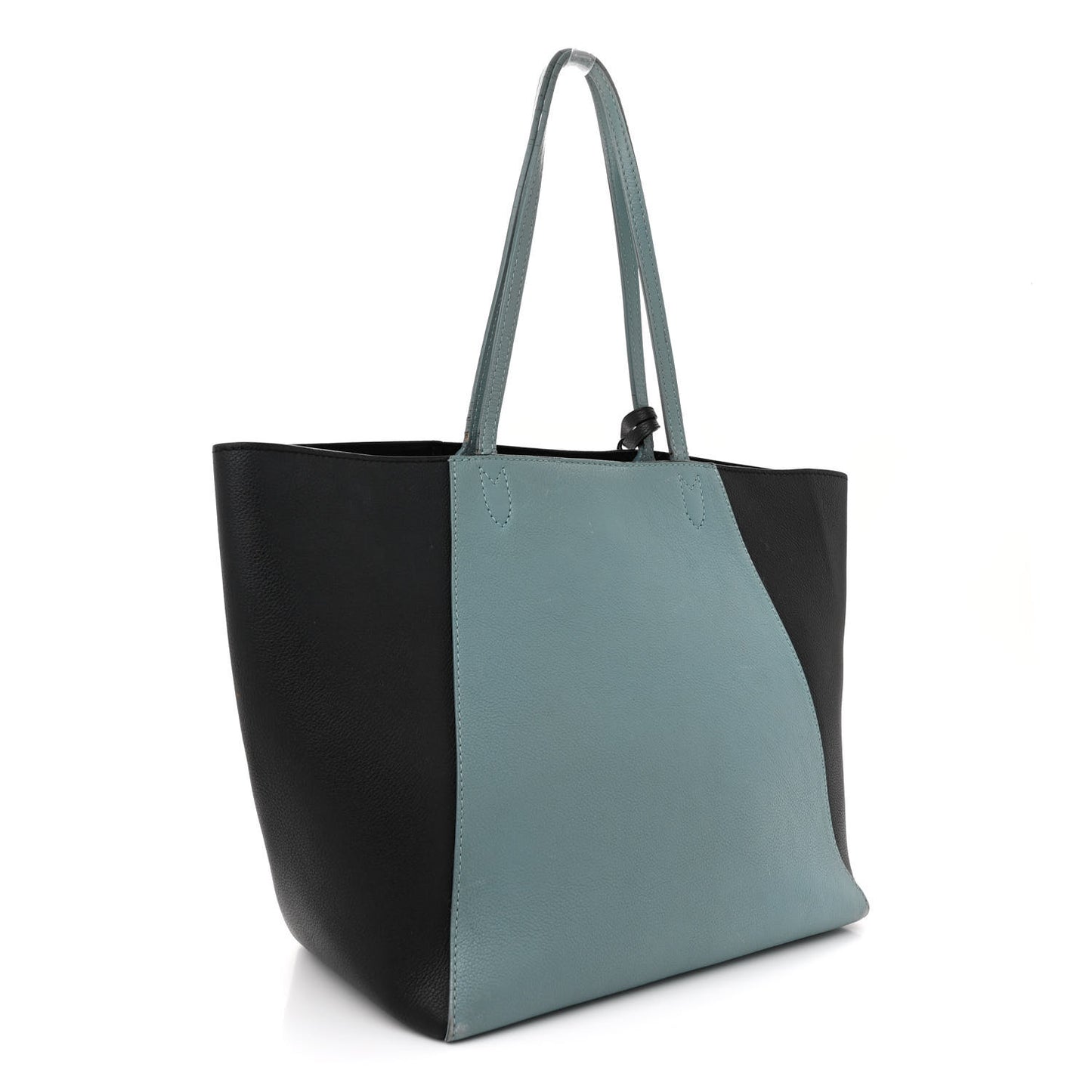 Calfskin Lockme Cabas Sky Black