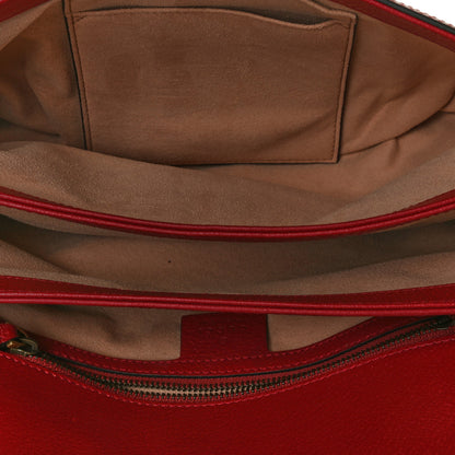Gucci GG Supreme Monogram Medium Queen Margaret Shoulder Bag Red 5 of 5