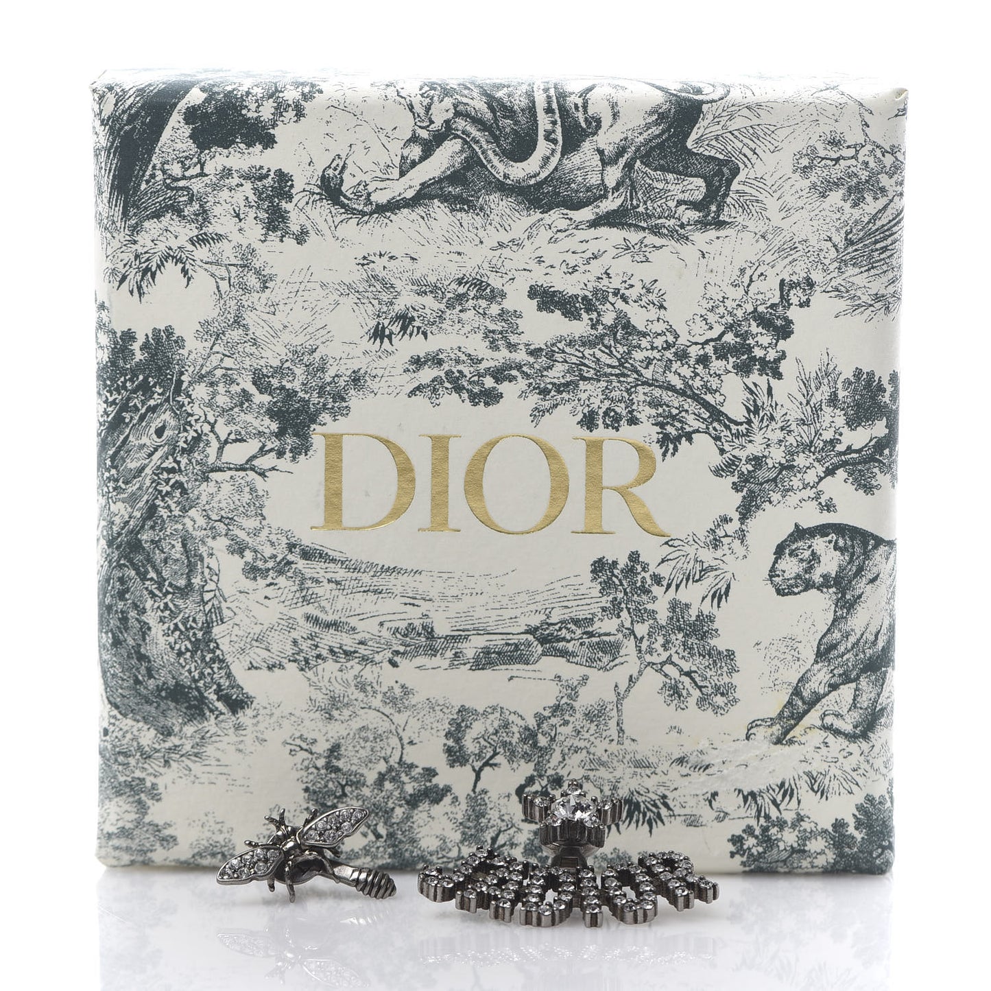 Palladium Crystal J'adior Earrings