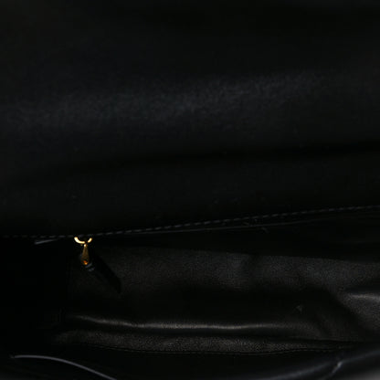 Valentino Garavani Nappa Large Roman Stud Shoulder Bag Black 4 of 6