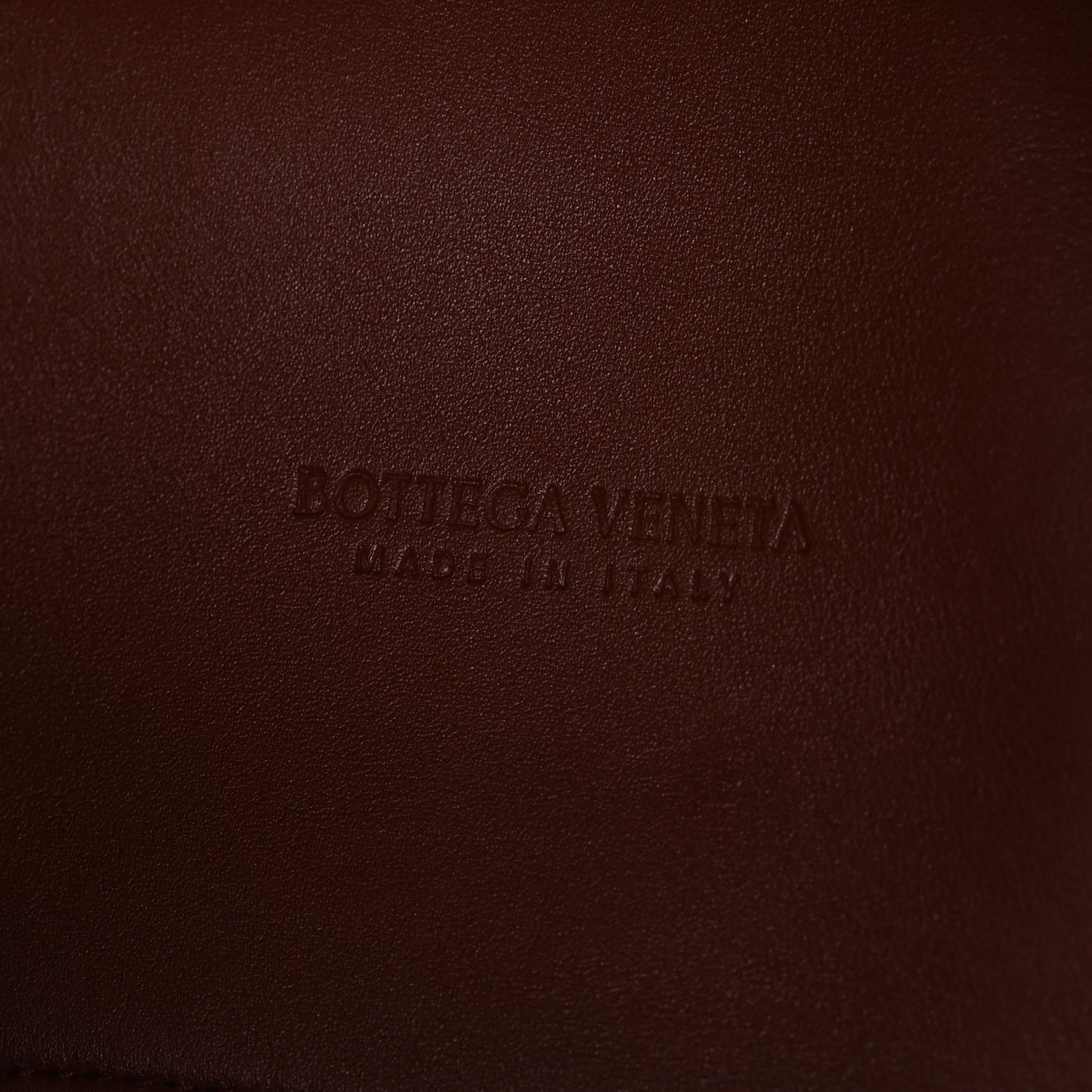 Silky Calfskin Medium Andiamo Shoulder Bag Sapele Redstone