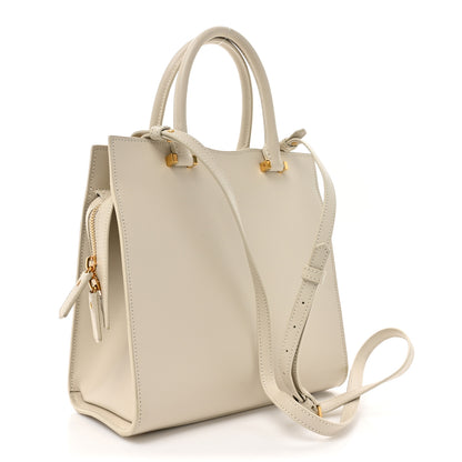 Saint Laurent Grain De Poudre Small Uptown Tote Crema Soft 3 of 16