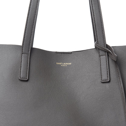 Saint Laurent Calfskin Large Shopping Tote Dark Grey 7 of 7