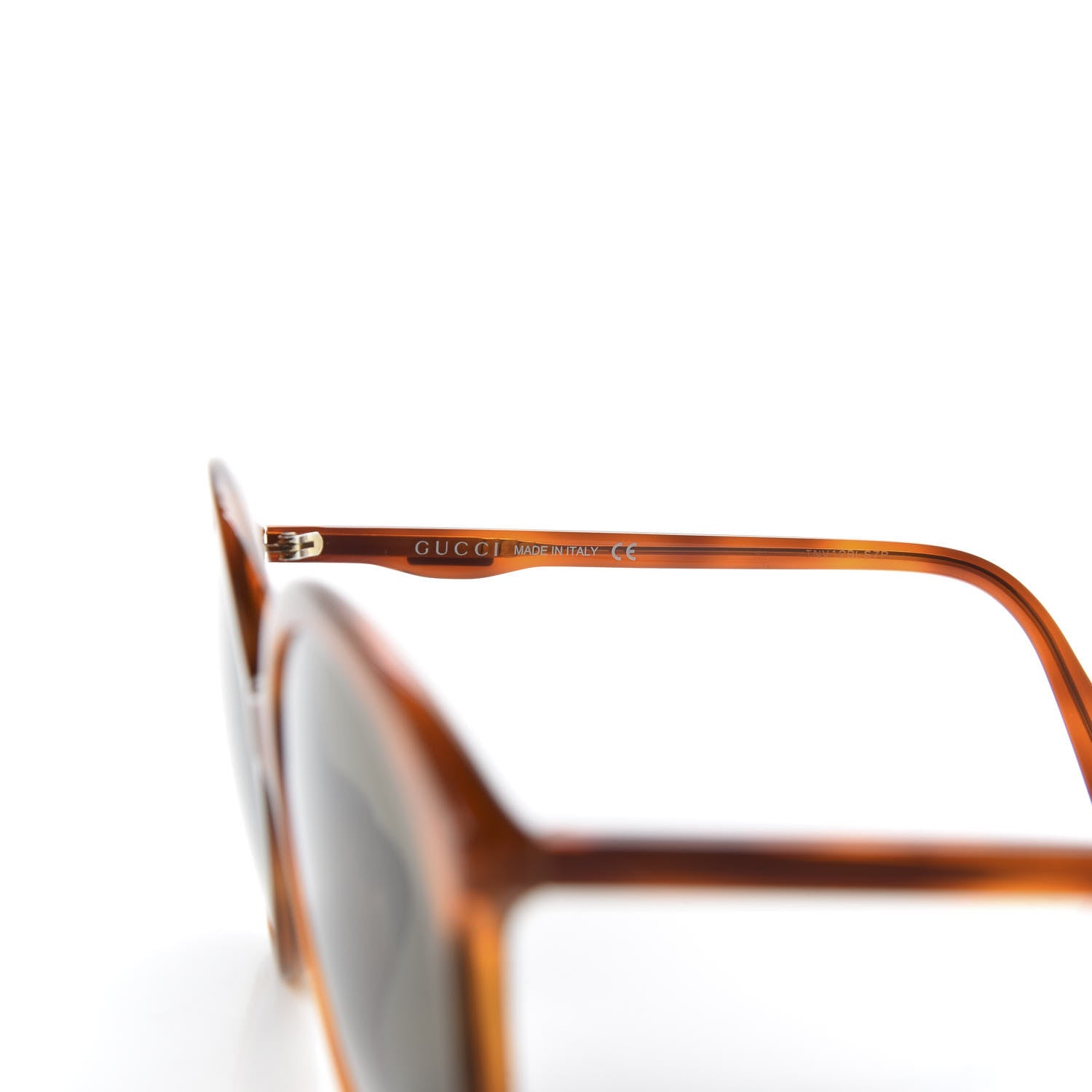 Gucci Acetate GG Sunglasses GG0257S Havana 5 of 8