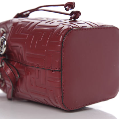 Fendi Vitello Liberty F is Fendi FF 1974 Embossed Mini Mon Tresor Bucket Bag Barolo 8 of 10