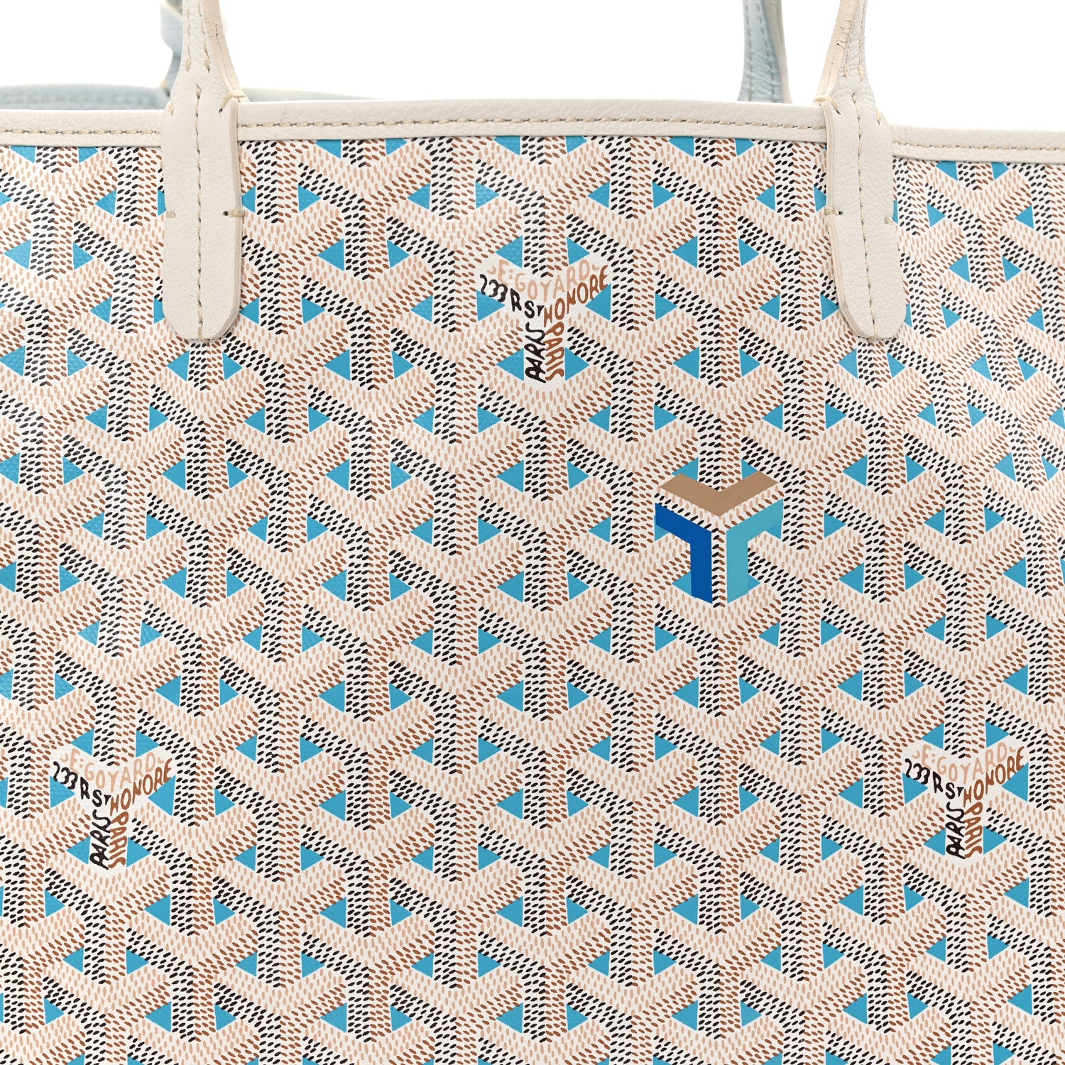 Goyard Goyardine Saint Louis Claire Voie PM White Opaline 9 of 14
