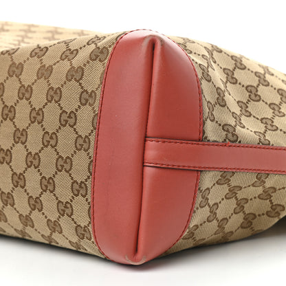 Gucci Metallic Monogram Medium Craft Tote Orange 11 of 21