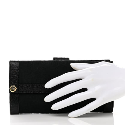 Gucci Monogram Continental Charmy Wallet Black 2 of 9