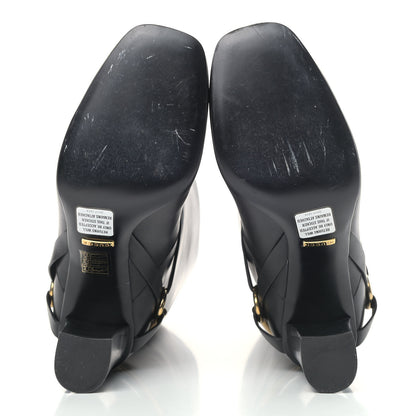 Gucci Calfskin Tess Horsebit Tall Boots 39.5 Black 4 of 4