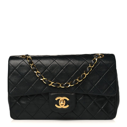 Chanel Lambskin Quilted Small Double Flap Black 1 of 10