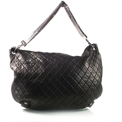 Chanel Lambskin Chain Mail Hobo Black 1 of 9