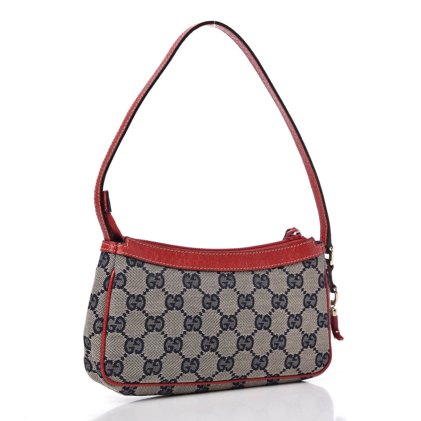 Monogram Small Pochette Red