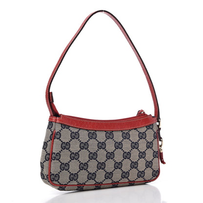 Gucci Monogram Small Pochette Red 3 of 9